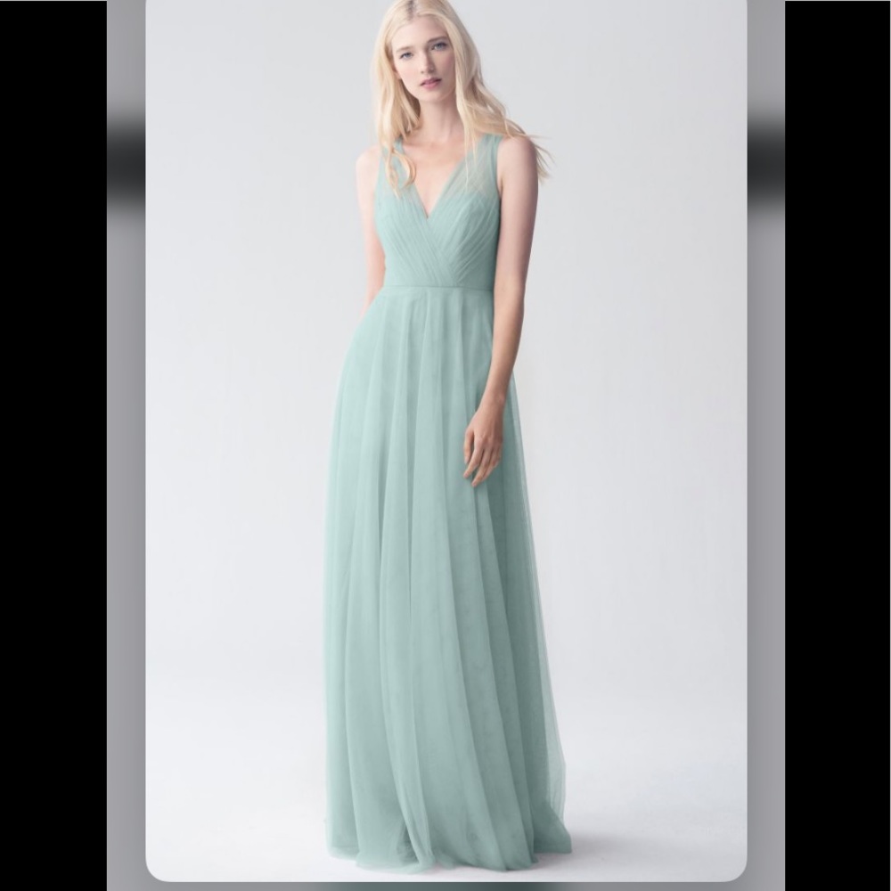 Jenny Yoo Emelie Bridesmaid Dress Ciel Blue
